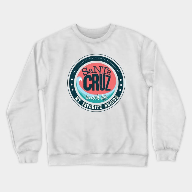 Santa cruz Crewneck Sweatshirt by ArteriaMix